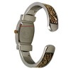 Two Tone Delicate Textured Bangle Women Watch - 2 of 3