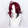 Unique Bargains Women's Wigs 13" Wine Red with Wig Cap - 3 of 4
