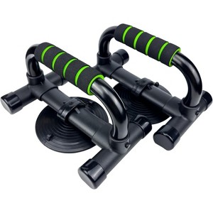 Push-Up Stands with Cushioned Grips, Stable Anti-Slip Metal Handles for Home Gym & Family Exercise - 1 of 4