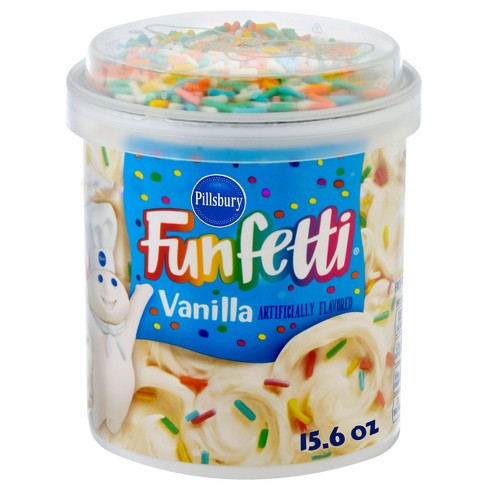 Pillsbury Funfetti Vanilla Flavored Frosting - 15.6oz - image 1 of 4