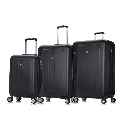 Dukap Intely Smart 3pc Hardside Checked Luggage Set With Integrated Weight  Scale And Usb Port : Target