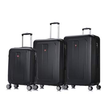 DUKAP Crypto Lightweight 3pc Hardside Luggage Set