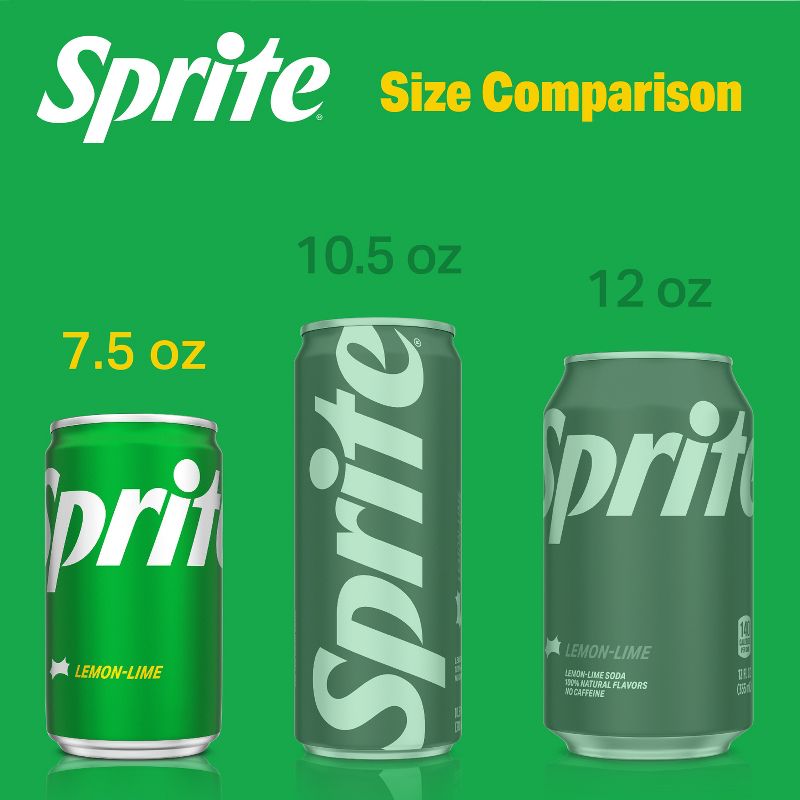 Sprite - 10pk/7.5 fl oz Mini-Cans, 6 of 9