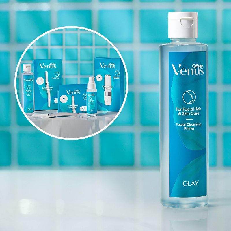 Venus for Facial Hair &#38; Skin Care Dermaplaning Preparation Cleansing Primer - Unscented - 6.7 fl oz, 6 of 12