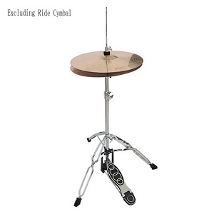 SEVOBAL Drum and Percussion Accessories, Professional Drum Hi-Hat Cymbal Stand with Adjustable Pedal Control, Silver, 24.21"*4.72"*3.94" - 1 of 4