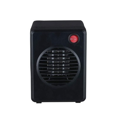 Optimus H-7800 300 Watt Portable Indoor Electric Ceramic Mini Space Heater with Internal Heating Control and Automatic Tip Over Safety Switch