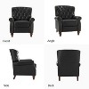 Justine Transitiona Wooden Upholstery Genuine Leather Recliner with Nailhead Trim for Living Room and Bedroom| ART OF LIVING DESIGNS - 4 of 4
