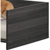 Gulches Dark Grey 47 Inch Contemporary Comfort Pet Bed for Medium Dogs, Equipped with Pad and Side Storage - 3 of 4