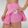 Clotth Women’s Mid Waisted Pleated Tennis Skirt with Pockets - 2-in-1 Athletic Skort,Soft Stretch Fabric for Golf,Running,Yoga & Casual Wear - 2 of 4