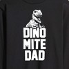 Men's - Instant Message - Dinomite Dad Long Sleeve Graphic T-Shirt - 2 of 4