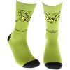 Dr Seuss GRINCH Grinchmas Adult Holiday Crew Socks 2 Pair Green - 3 of 4