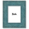 PosterPalooza | Photo Size Simple Blue Picture Frame - UV Acrylic, Foam Board Backing, Hanging Hardware - 2 of 4