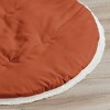 Sweet Jojo Designs Boy or Girl Baby Tummy Time Playmat Boho Fringe Orange and Ivory - 3 of 4