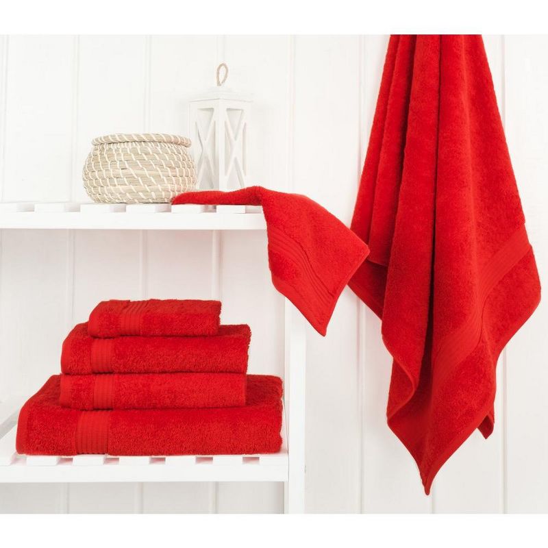 American Soft Linen Premium Quality 100% Cotton 6 Piece Towel Set, Soft Absorbent Quick Dry Bath Towels for Bathroom, 2 of 8