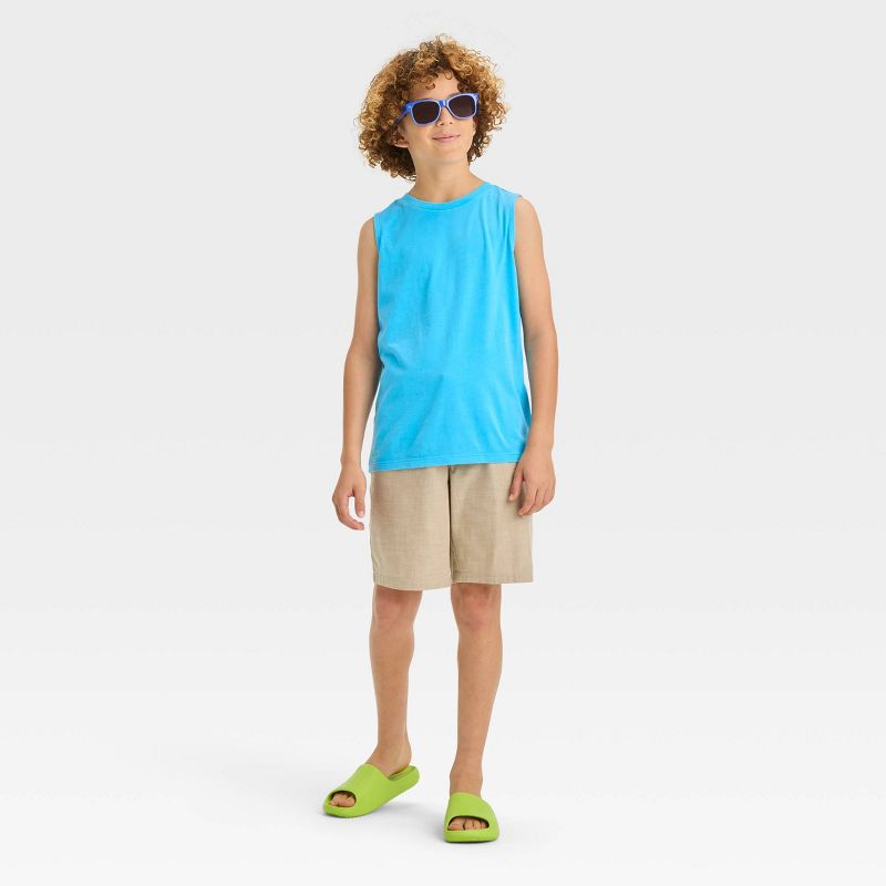 Boys' Washed Muscle Tank Top - Cat & Jack™, 4 of 5