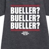 - Ferris Bueller's Day Off - Bueller Bueller Bueller Graphic Short Sleeve Fleece Dress - 2 of 3