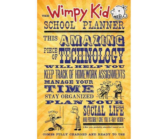 The Wimpy Kid School Planner ( Diary of a Wimpy Kid) (Calendar) by Amulet Books