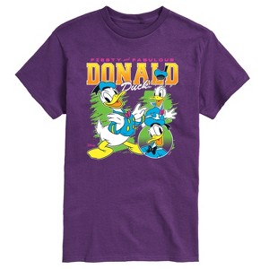 Men's - Disney - Donald Duck Feisty And Fabulous Short Sleeve Graphic T-Shirt - 1 of 3