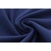 Owlivia Organic Cotton Toddler Short Sleeve Pajama Sets, Baby Summer 2Pc Sleepwear - Navy - 2 of 2