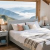 Infurnic Beds, Full Bed Frame with Headboard, No Box Spring Needed for Bedroom, Gray, 80"*50"*40" - 4 of 4