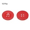 Unique Bargains Resin Craft DIY Round Flat 4-Hole Replacement Sewing Buttons 10 Pcs - 3 of 4