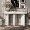 47.6"W Modern Entryway Console Table with 2 Drawers, Space-Saving Hallway Table with Geometric Arc Legs, Narrow Sofa Table - ModernLuxe - 2 of 4