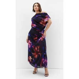 Women's Plus Size Vivid Floral Maxi Dress - multi | CITY CHIC - 1 of 4
