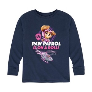 Boys' - Paw Patrol - Paw Patrols On A Roll Long Sleeve Graphic T-Shirt - 1 of 4