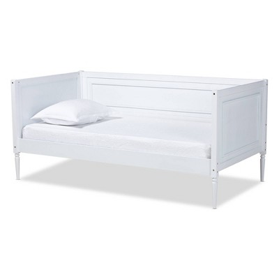 Twin Daniella Wood Daybed White - Baxton Studio