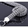 Anna-Kaci Women's Crystal Circle and Floral Accent Waist Chain Adjustable Belly Jewelry - Silver - 4 of 4