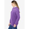 Woman Within Layered-Look Sweatshirt - 4 of 4