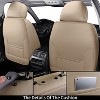 Coverado Car Seat Covers Stylish Waterproof Faux Leather - 3 of 4