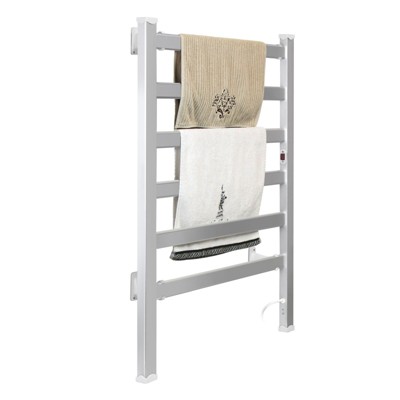 Innoka 2 in 1 Electric Heated Towel Warmer & Drying Rack, Wall Mounted & Freestanding Multifunction Bathroom Stand, Aluminum