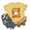 Ghost Floral Collage - Womens Garment Dyed Tee - 2 of 3