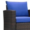 4pc Wicker Outdoor Conversation Set - EDYO LIVING
 - 4 of 4