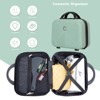 Gulches 2Piece Luggage Sets ABS Lightweight Suitcase , Spinner Wheels,  (20/14) OLIVE GREEN - 2 of 4