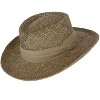Kenny K Men's Twisted Seagrass Gambler Hat with Pleated Band - 4 of 4