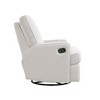 SECOND STORY HOME Tucker Swivel Recliner Accent Chair - Cream Boucle - image 3 of 4