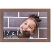 PosterPalooza | Shabby Chic Brown Picture Frame - UV Acrylic, Backing Board, Hanging Hardware Included - 2 of 4