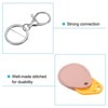 Unique Bargains Leather Keychain Fobs with Key Rings for DIY Crafts 4 Pcs - 4 of 4