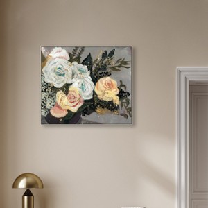 Art Remedy Gentle Fall Florals Elegant realistic Floral Wall Art Framed - 1 of 4