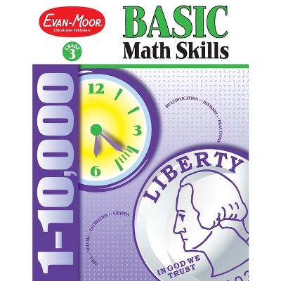 Basic Math Skills, Grade 3 Teacher Resource - by  Evan-Moor Educational Publishers (Paperback)