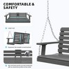 HYLEORY HDPE Porch Swing - 4 of 4
