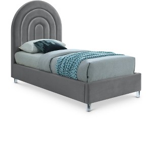 Meridian Furniture,Rainbow Velvet Bed - 1 of 4