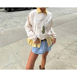 Women's Meet Me on the Green Sweatshirt - Cinnamon Club - 1 of 2