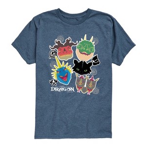 Boys' - How to Train Your Dragon - Dragons Short Sleeve Graphic T-Shirt - 1 of 4
