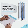 Enday Pens Bulk Black Pens Blue Pens Ballpoint, Medium Point (1.0mm), Flexible Round Barrel For Writing Comfort Ballpoint Pens For School, Office - 2 of 4
