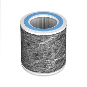 Shark Air Purifier Anti-Allergen Filter with True HEPA HE1FKBASMB: Compatible with Shark HP102, Captures Pet Dander & Odors - 1 of 4