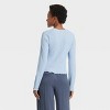 Women's Long Sleeve Crinkle T-Shirt - A New Day™ - 2 of 4