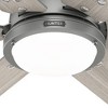 Hunter Gravity 60" Ceiling Fan Matte Silver with Integrated LED Light, 6 Blades, Smart Home Compatible - 4 of 4